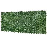 Haie Artificielle 1x1m/3.28x3.28ft Clôture de confidentialité Le Mur Vegetal,Brise Vue Balcon Feuillage,Jardin Brise Vue Cache Vu Jardin Brise Vue Eventail Balcon