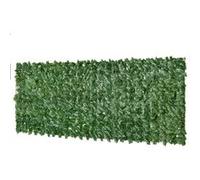 Outsunny Haie Artificielle Brise-Vue décoration Rouleau 3L x 1H m Feuillage réaliste Anti-UV Vert