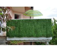 Haie artificielle/brise vue pour balcon, aspect sapin, 300x100cm