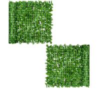 Haie artificielle - Outsunny - Plastique - 300x1x100cm - Vert