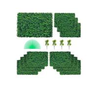 Haie Artificielle Panneaux Muraux De Buis Protection De Fond Décor 12pcs 60x40cm