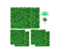 Haie Artificielle Panneaux Muraux De Buis Solide Décoration Murale 6PCS 50.8x50.8cm