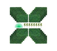 Haie Artificielle Panneaux Muraux De Buis Solide Toile De Fond Décor 24PCS 60x40cm