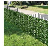 Haie artificielle résistante aux UV pour clôture de jardin, parfaite pour les terrasses et les balustrades, idéale pour les nouvelles maisons et les espaces extérieurs, treillis facile à installer