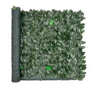 Haie artificielle synthétique imitation clôture maison feuilles filet toile de confidentialité ombragante 150 x 1000 cm