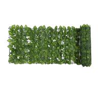 Haie de Fausses Feuilles, Garde-Corps Artificiel, Décoration de Balcon, écran de Jardin avec Clôture, Ornement Décoratif, écran de Protection de (Pomme imprimée en Couleur)