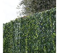 Haie de jardin artificielle, en rouleau de 1,5 x 3 m (4,5 m²) - Idéale pour balcon ou clôture - Aspect sapin - Ultra couvrant