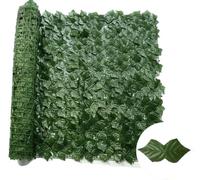 Haie de lierre artificiel - 100 x 300 cm - Feuille verte pour décoration extérieure de balcon pour la maison et le jardin - Clôture résistante aux UV pour une meilleure intimité et un attrait