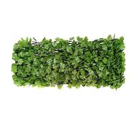 Haie de lierre verte artificielle extensible pour balcon, jardin, treillis pour maison, cour, clôture extérieure (1,2 m)