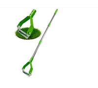 Haie pendulaire avec manche de 125 cm, en acier inoxydable, réglable | Désherbeur avec lame oscillante et poignée antidérapante pour sol sable, surfaces de légumes et jardiniers amateurs