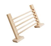 Haie pour petit animal de compagnie hamster jeu amusant en bois barrière de saut jouet lapins haie gym rongeurs jouet pour cage
