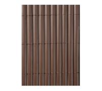 Haie synthétique brise-vue marron - NORTENE - 300x150 cm - PVC - Feuilles profilées semi-ovales
