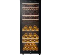 Haier Wine Bank 50 Serie 7 HWS77GDAU1 Refroidisseur de vin compresseur Pose libre Noir 77 bouteille(s)