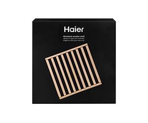 Haier clayette en Bois pour Cave à Vin, Accessoire d’Origine, Naturel | Capacité Maximale, Bois Massif Robuste, 48,7 x 48 x 25 cm, Compatible WS171GA/WS105GA, Design Élégant