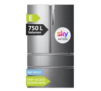 Haier FD 100 Serie 7 HB26FSSAAA frigo américain Pose libre 750 L E Argent, Titane