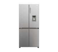 Haier Réfrigérateur américain HCR3818EWMM Side-by-side 4 portes 463 L Argent sans givre