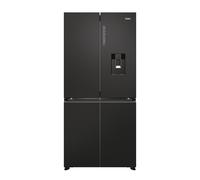 HAIER HCR7818DWPT Réfrigérateur 4 Portes 467 LT No Frost Distributeur Noir CL.D [EEK: D]