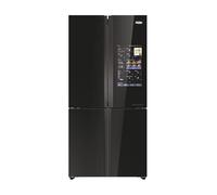 Haier HCW9919ESGB - Réfrigérateur congélateur Cube 90 série 9 - Largeur : 90 cm - Hauteur : 190 cm - Capacité : 586 l - Grand écran tactile - Wi-Fi - Total No Frost