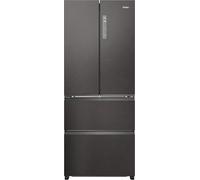 Haier HFR3718ENMD - Réfrigérateur américain sans givre, 402 litres, Installation libre