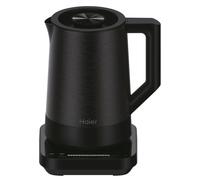 Haier I-Master Série 5 Bouilloire, Acier Inoxydable, 1,7L, Economie d'Energie, 7 Réglages de Température, Fonction de Maintien au Chaud, Fonction Tasse Unique 0,25L, 2000W [Noir]