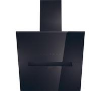 Haier Hotte de cheminée WiFi intelligente, 60 cm, verre noir, classe énergétique A++, 5 vitesses, contrôle tactile