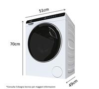 Haier HW50BP12307 Lave-Linge Slim Touch 5Kg Inverter 6 Programmes Cl.A