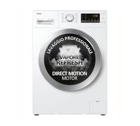 Haier HW90-SB1230N Machine à laver 9 kg, Charge avant, option vapeur, 1200 tours silencieux, traitement ABT, Autonome Rangement, Classe énergétique A, Blanche