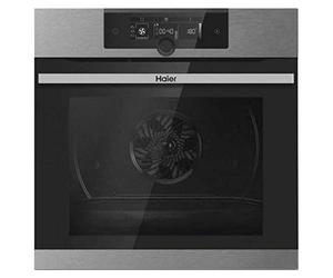 Haier HWO60SM2F9XH Four encastrable I-Turn Series 2 - Multifonction, 70L, Pyrolyse + Hydrolyse, Wi-Fi, Cuisson multi-niveaux, 13 fonctions, Noir