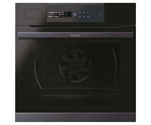 Haier HWO60SM5S9BH Four encastrable I-Message Steam Series 4 - 70L, Multi-level, Pyrolyse, Vapeur, 9 fonctions, Contrôle à distance (Wi-Fi + BLE), Noir