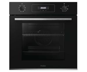 Haier HWOS2BFA2H4A Four multifonction, hydrolytique, capacité 70L, 1 grille et 1 plateau Airfry. 9 fonctions, affichage avec LED blanche, guide télescopique, 3 vitres sur porte, noir