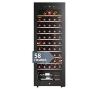 Haier Wine Bank 50 Serie 3 HWS58GGH1 Pose libre Noir 58 bouteille(s)