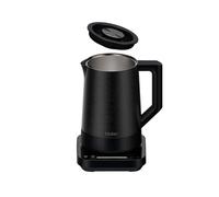 Haier I-Master Série 5 Bouilloire, Acier Inoxydable, 1,7L, Economie d'Energie, 7 Réglages de Température, Fonction de Maintien au Chaud, Fonction Tasse Unique 0,25L, 2000W [Noir]