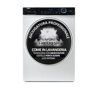Haier I-Pro Séchoir à Linge Série 5, 10 kg, Autonome, Chargeur Frontal 11 Programmes, Démarrage Programmable, Vapeur, HxlxP 85 x 59,6 x 62,5 cm, Blanc - HD100-A2959E-S