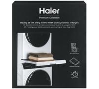 Haier - Kit De Superposition De Superposition Blanc Tablette Coulissa