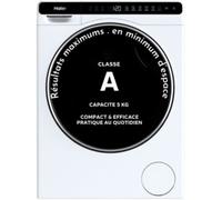 Haier Lave-linge compact HW50-BP12307U1-S