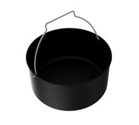 Haier Moule à Gâteaux pour Air Fryer et Friteuse sans Huile - Cuisson Facile - Diamètre 20 cm - Résultat Parfait - Gain de Temps - Lavable au Lave-Vaisselle - Accessoire pour Air Fryer