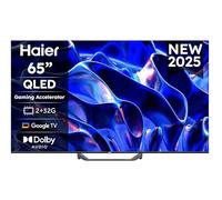 Haier QLED 4K UHD S81FUX - 65", Smart TV, Google TV, Dolby Audio, HDR10, Télécommande Intelligente, Google Assistant, Bluetooth 5.1, Gaming Accelerator, USB 2.0, DBX TV, HDMI 2.1 x 4