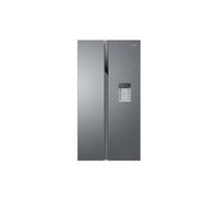 Haier Réfrigérateur Américain 90.8cm 521l Nofrost Silver HSR3918EWPG