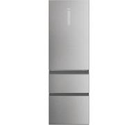 Haier Réfrigérateur combiné 3D 60 Serie 5 HTW5618CNMG Pose libre 360 L TotalNoFrost Wi‑Fi Argent