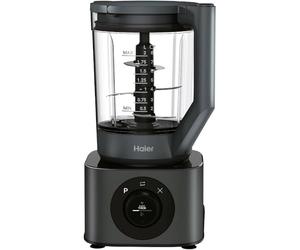 Haier Robot Blender Multifonction I-Master Serie 7, 6 Programmes Auto : Hacher, Mixer, Glace pilée, Crémer, Pétrir et Pré-nettoyer, 10 Vitesses, Pulse, Bol 2L, Hachoir, Bouteille Perso, 1200W, Gris
