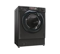 Haier Série 4 HWQ90B416FWBB Machine à laver encastrée à chargement frontal 60 cm Classe d'efficacité énergétique A Fonction vapeur Protection Aqua Stop