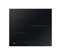 Haier Series 2 HAIDSJ63MC Induction Hob/Multi Slider Operation and Wi-Fi Function (hOn App) / 3 Cooking Zones/Frameless Design/Black Glass