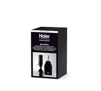 Haier Set cadeau Vin Ed. limitée, Aérateur Verseur 2-in-1 + Sac, Ner