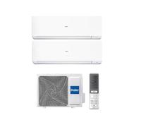 Haier Sphera Climatiseur Dual 9000+9000 BTU, R32, Inverter, Self Clean, UVC Pro, Écran LED, Wifi intégr