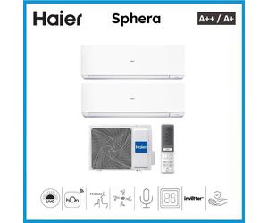 Haier Sphera Cond Conditioner Dual 9000+12000 Inverter Avec Wi-Fi Intégr