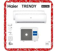 HAIER TRENDY DUAL 9+9 BTU H2U14TAAOUT Climatiseur WIFI INVERTER R32 A++A+