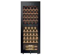 Haier Wine Bank 50 Serie 3 HWS56GDG Refroidisseur de vin compresseur Pose libre Noir 31 bouteilles