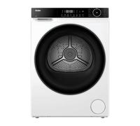 Haier X Série 5 Sèche-linge 8 kg à pompe à chaleur, Libre installation, Classe D, I-Refresh, Hygienic Care, Smart AI Drying, Filtre 3in1, Wi-Fi et App hOn, 84,5 x 59,5 x 59,3 cm, Blanc - HD80-D357U1