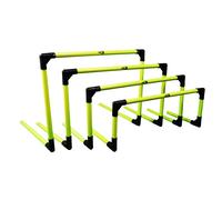 Haies d'agilité pliables PowerShot (x6) Jaune TU Unisex