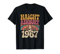 Haight Ashbury 1967 Chemise Hippie 60s Coloré San Francisco T-Shirt